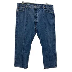 Levi's 501 メキシコ製 デニムパンツ W48 インディゴブルー リーバイス ボタンフライ ビッグサイズ コットン100% ジーンズ 2509-737