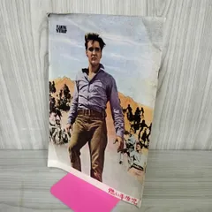 ★燃える平原児★映画パンフレットとチラシ★残念落書き有★エルビス・プレスリー ☆燃える平原児☆映画パンフレットとチラシ☆残念落書き有