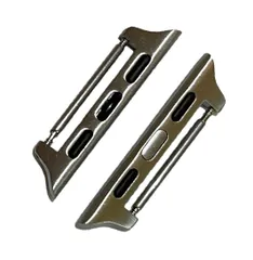 【人気商品】ベルト交換用アダプター2個セット シルバー アップルウォッチ ベルト幅:20㎜ Watch Apple AP20SV [タイムピース]