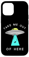 【人気商品】iPhone 15 Pro エイリアン UFO 宇宙船 get me out here take me out Aliens スマホケース