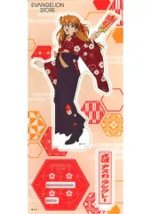 【中古】アクリルスタンド・アクリルパネル 式波・アスカ・ラングレー(晴れ着と羽子板) EVA STOREオリジナル アクリルスタンド 「エヴァンゲリオン」