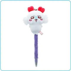 サンスター文具 sun-star ちいかわ ふわふわマスコットボールペン コミックシーン モモンガ S4655494　かに 耳 ぬいぐるみ 文具