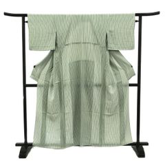 小紋/単衣/縞/美品/仕立上がり/適応身長154～161㎝/11099
