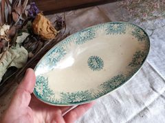 フランス アンティーク　Pexonne装飾　ペクソンヌ　 陶器　　ラヴィエ　 1900年