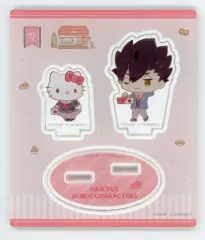 【中古】アクリルスタンド・アクリルパネル 黒尾鉄朗×ハローキティ アクリルスタンド 「ハイキュー!!×サンリオキャラクターズ POPUP STORE in PARCO」