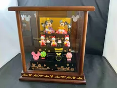 ベルメゾン　ディズニー　壇付き　おひな様セット　三段飾り　ケース付き　ひな人形　