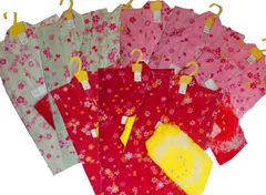 送料無料　子供浴衣2点セット（浴衣・兵児帯） 100サイズ 3～4才 ゆかた ユカタ 夏祭り 盆踊り キッズ ジュニア 綿100% 夕涼み yukata 女児 女の子メール便不可 トッカ 超々激安売り 送料込み