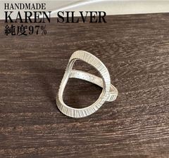 シルバーリング カレンシルバー カレン族 ハンドメイド レディス #24