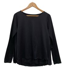 美品】CALICO キャリコ インド アントップス ダークブラウン シルク 