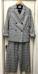 PLST プラステ グレンチェック ベルト付き 上 S サイズ 下 XXS サイズ