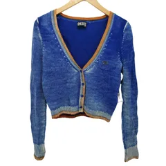 ディーゼル DIESEL Dロゴプレート M-ARIKA グラデーションショート丈カーディガン レディース  M