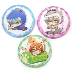 【中古】バッジ・ピンズ [単品] カナタ＆ミラン＆ゼノ 描き下ろしちびキャラ使用 缶バッジ3個セット 「Switchソフト アンジェリーク ルミナライズ ステラセット」 同梱特典