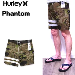 Hurley ハーレー サーフパンツ メンズ 迷彩 Phantom Block Party 18インチ ボードショーツ MBS0010920-H207 ブロンズ系 PHANTOM ストレッチ 海水パンツ 水着 海 プール セール