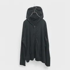 【訳アリ】【A HAPPY MARILYN】『アハッピーマリリン』[ロングパーカー] ブラック 薄手 大きいサイズ (3L~4L) 商品B1356 管理E
