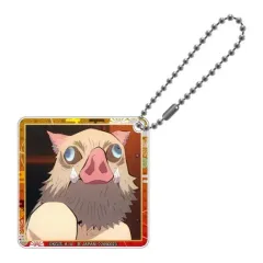 【中古】キーホルダー 嘴平伊之助(無限列車編) 「カプセルスクエア名場面アクリルチャーム 鬼滅の刃 竈門炭治郎 立志編/無限列車編」