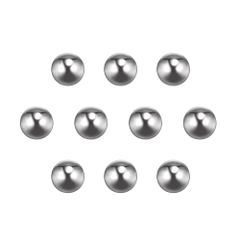 特価商品 uxcell 10mm ベアリングボール ベアリング球 201ステンレス鋼 ステンレスボール 金属球 精度G200 10個 スチールボール 耐久性 防錆性 軸受用