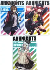 【中古】クリアファイル アーミヤ＆イースチナ＆ヴィグナ A4クリアファイル3枚セットA 「アークナイツ×ヴィレッジヴァンガード」