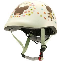 くまのがっこう 自転車用こどもヘルメット 調整可能 軽量 キッズ スケーター