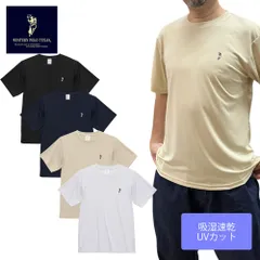 W POLO 半袖  Tシャツ ワンポイント 吸湿速乾　UVカット 【サイズ L】 polo301