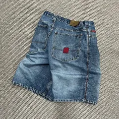 U S ポロ エッセン バミューダ ポケットパッチ デニム ショートパンツ