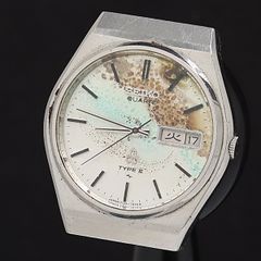 세이코 타입 2 7123-7070 QZ 실버 - 문자판 남성 시계 2000000 NSK SMZ
