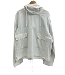 ミリタリー MILITARY 40's 40年代 後期型 USN US NAVY SALVAGE PARKA サルベージパーカー プルオーバー ２ポケ vintage ヴィンテージ - ジャケット ホワイト 101MT-4178
