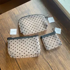 ハート柄シースルーポーチ Sのサムネイル