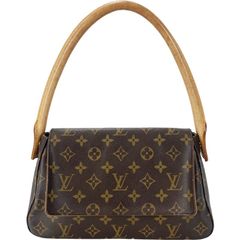 ルイ・ヴィトン LOUIS VUITTON ミニ・ルーピング ショルダーバッグ バッグ PVCコーティングキャンバス モノグラム レディース ブラウン系 M51147