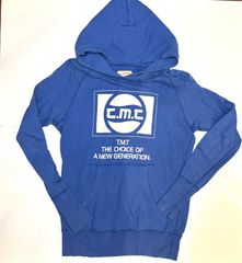 TMT プルオーバーパーカー Big Holiday ビッグホリデー ブルー 古着