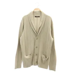 コムサメン COMME CA MEN コットン混カーディガン ニット 長袖 ショールカラー ベージュ /MY ■OSのサムネイル