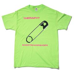 THERAPY? セラピー 正規品 新品 バンド Tシャツ Short Shock-Green 90s オルタナ