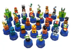 【中古】ペットボトルキャップ 全30種セット 「スーパーマリオブラザーズ ペプシ ドットボトルキャップ」
