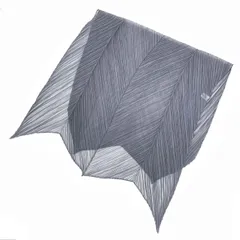 美品✨プリーツプリーズ イッセイミヤケ ベーシックスカーフ ライトグレー BASIC SCARF – isseymiyake.com