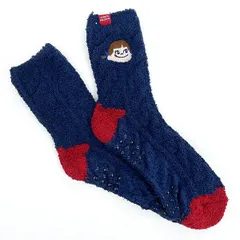 ペコちゃん ルームソックス (ネイビー)