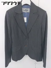 ◇ Viaggio Blu ビアッジョブルー 2B シングル 長袖 テーラード ジャケット サイズ2 グレー系 レディース  【中古】 【1110070008116】のサムネイル