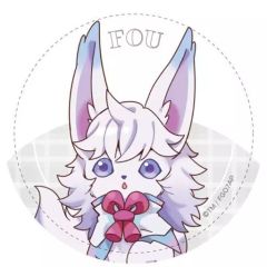 [중고] 배지 핀스 포우 [Fate/Grand Order - 절대 마수 전선 바빌로니아- 트레이딩 가죽 배지 Vol.1]