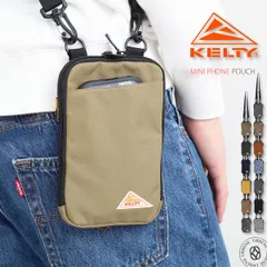KELTY ケルティ スマートフォンスリーブ付きショルダーポーチ ミニフォンポーチ MINI PHONE POUCH ( 3259256323 ) 財布代わり 携帯電話ショルダーバッグ メンズ レディース 男性 女性 男女兼用