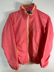 Reebok リーボック ナイロンジャケット＆パンツ セットアップ Mサイズ グレー×レッド 裏メッシュ ウィンドブレーカー 上下セット