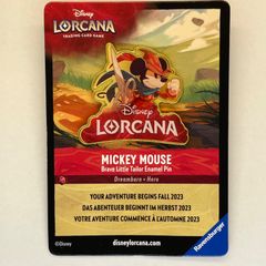 ディズニー ロルカナ ミッキーマウス ピンバッジ Lorcana Micky Mouse