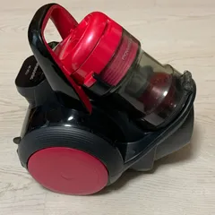 希少！【簡易清掃済】 Panasonic パナソニック　MC-SR22J　2015年度製　掃除機　本体　ダストカップ　スイッチ　黒　ブラック　赤　レッド
