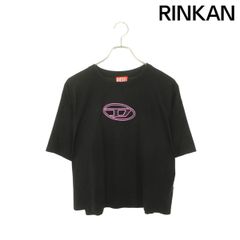 ディーゼル DカットアウトロゴTシャツ レディース L