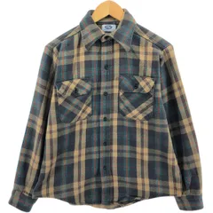 Mr Leggs ネルシャツ USA製　チェック　ヴィンテージ アメリカ製 70s Mr.Leggs L/S ネルシャツ DEAD STOCK USA製 Size M コ