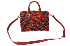 【美品】【最安値】Louis Vuitton ×ウルス・フィッシャーコラボお得品 ルイ・ヴィトン×ウルス・フィッシャー“手描き”モノグラムの