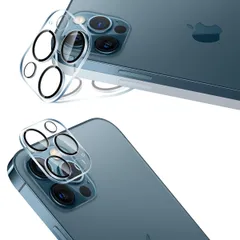 用 iPhone12 Pro Max カメラレンズ 保護 カバー 2枚 【2枚セット 日本旭硝子製】 用 アイフォン12プロマックス カメラフィルム 用 いPhone12pro max 強化ガラス レンズ保護フィルム ケース 硬度9H 全面保護 耐衝撃 飛散防