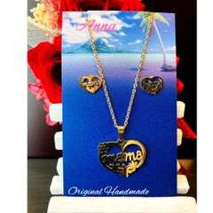 ピアス＆ネックレスセット