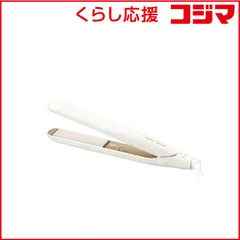 【 新品 未開封 】   コイズミ マイナスイオン ストレートアイロン Salon Sense サロンセンス 22mm 160℃～200℃ 海外対応 交流(コード)式 ホワイト KHS-8420/W 未使用 送料無料