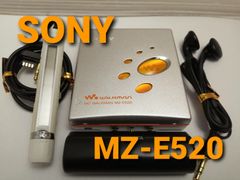 ソニー　MDウォークマン　MZ-E520　オレンジ