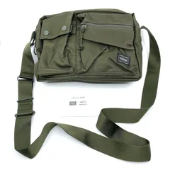 美品　PORTER　ユニット ショルダーバッグS　カーキ
