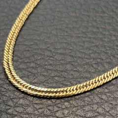 喜平 ネックレス K18 11.5g 45cm 喜平ネックレス 6面ダブルカット ゴールド ジュエリー チェーン メンズ 刻印有り ホールマーク有り