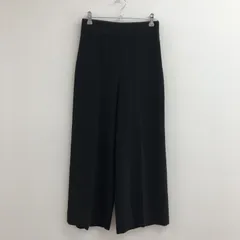 【ZARA WOMAN】ザラ ウーマン　黒系　XS　パンツ　ワイドパンツ　ボトムス　無地　シンプル